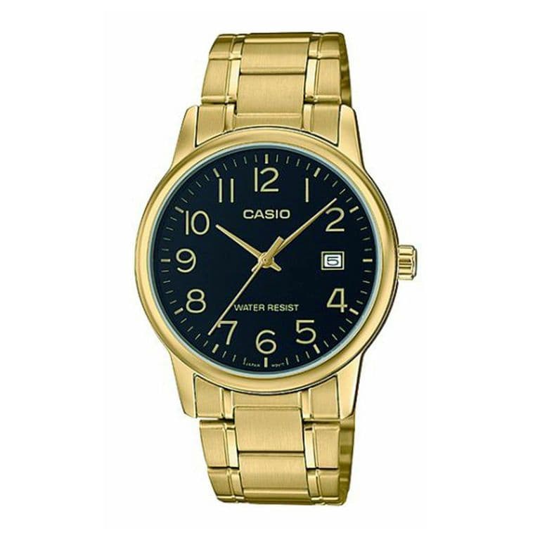 Reloj MTP-V002G-1B MTPV002G1B Hombre Analogo Acero Clasico Dorado TALLA UNICA