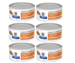 X6 Alimento Hill's Prescription Diet Urinary Care c/d Gato 156g