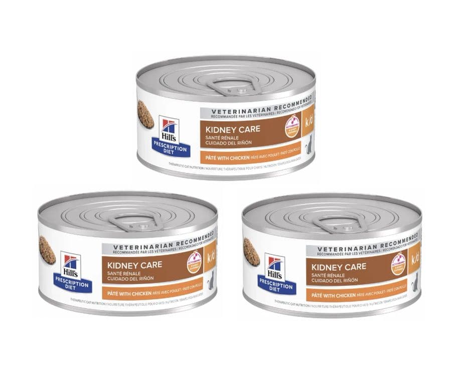 X3 Hill's Prescription Diet Kidney Care Gato Adulto 156 g c/u