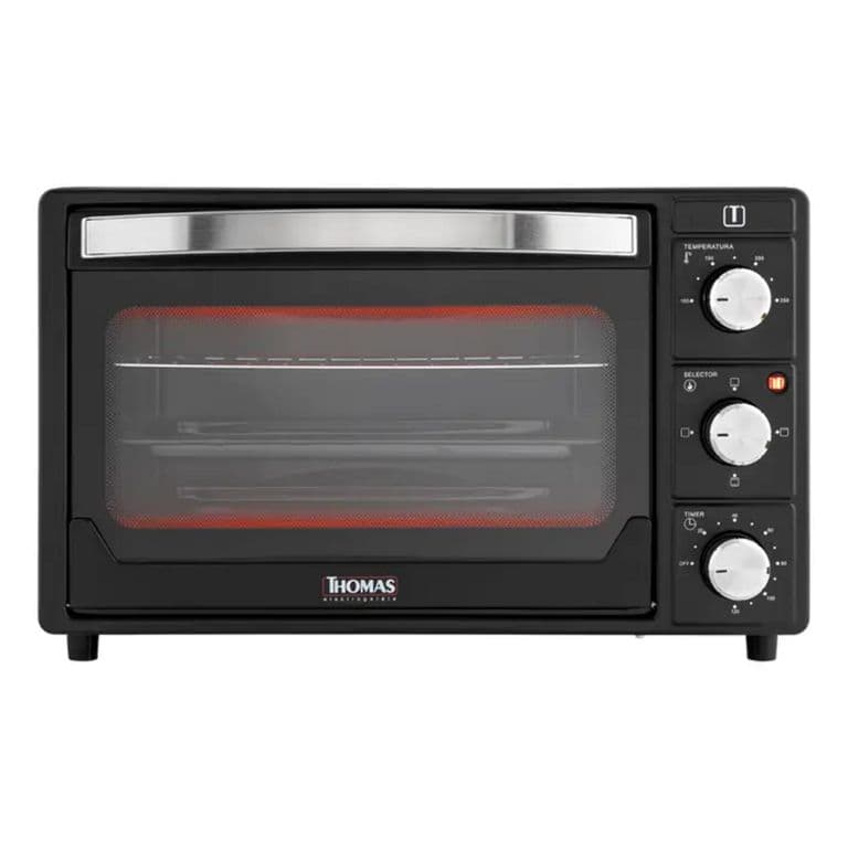Horno Electrico 25 Litros TH-25N01 Timer Grill Negro