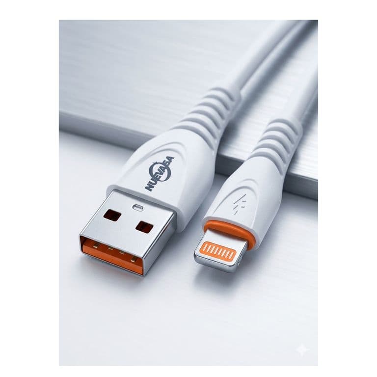 Cable USB a Lightning 6A 1m NVS-222 Carga Veloz Nuevas