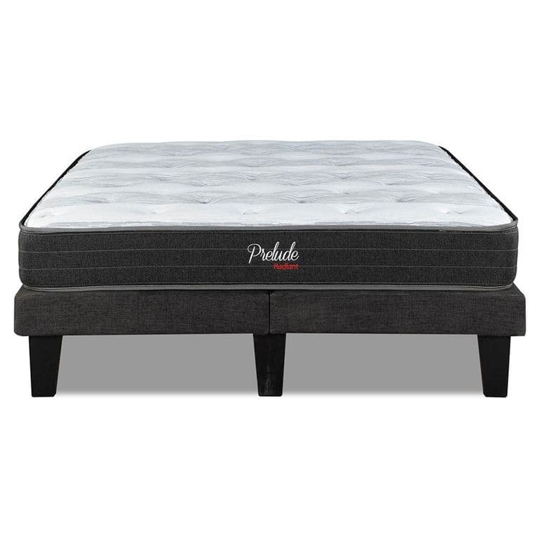 Cama Europea Prelude Radiant 2 Plazas Base dividida Negro CEP20