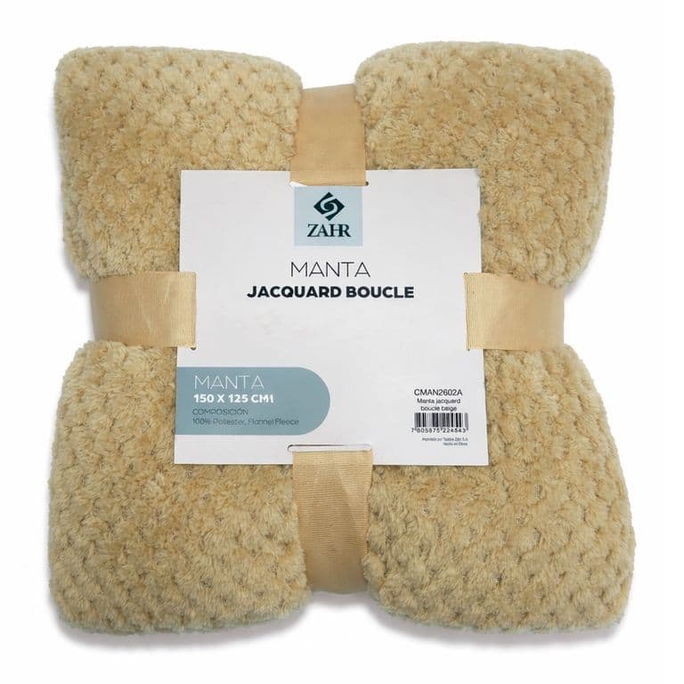 MANTA JACQUARD BOUCLE BEIGE Beige