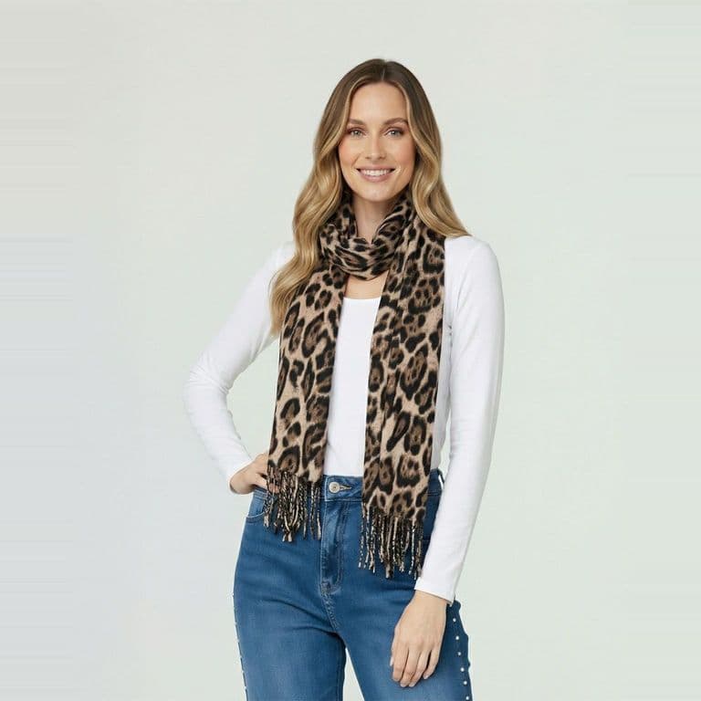 Echarpe Mujer Maria Camel Cafe TALLA UNICA
