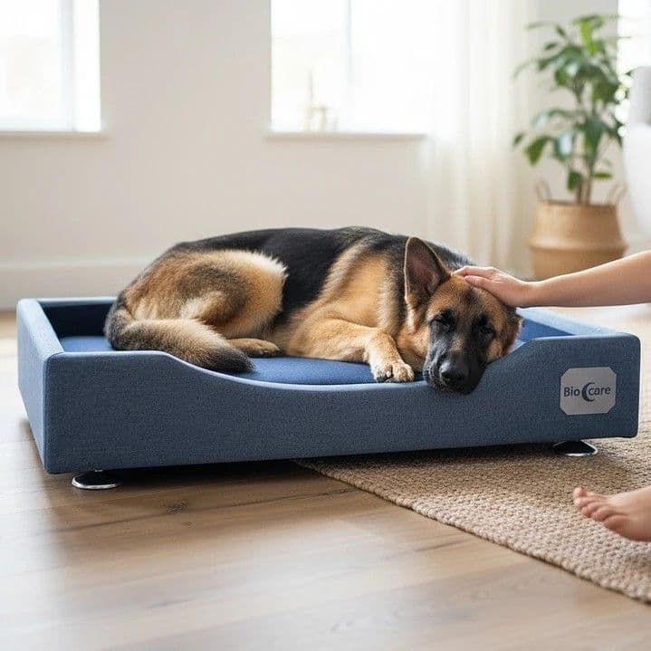 Cama de Mascotas - Talla XL EXTRA (110x80 cm) / Pata Montessori 3 cm (Gris)