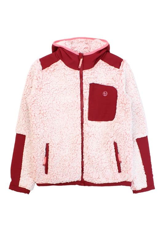 Poleron Nina Ficcustex 2620547 Rosado Rosa 4
