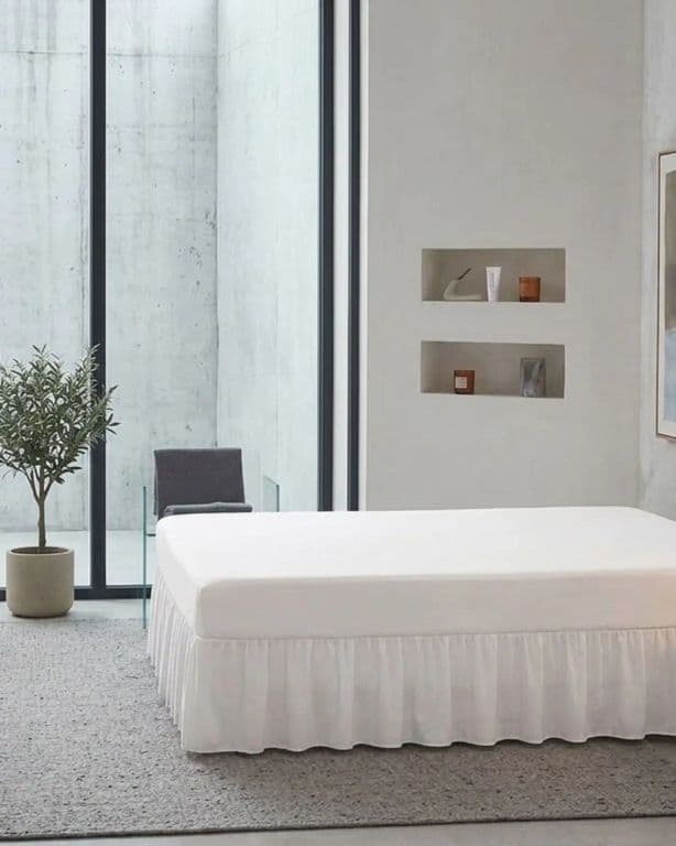 Faldon de Cama Estilo Moderno y Ajuste Perfecto KING 180X200 CM