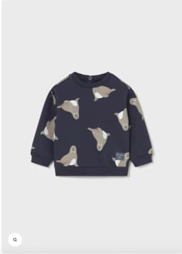 Pullover estampado Azul Marino 3 ANOS