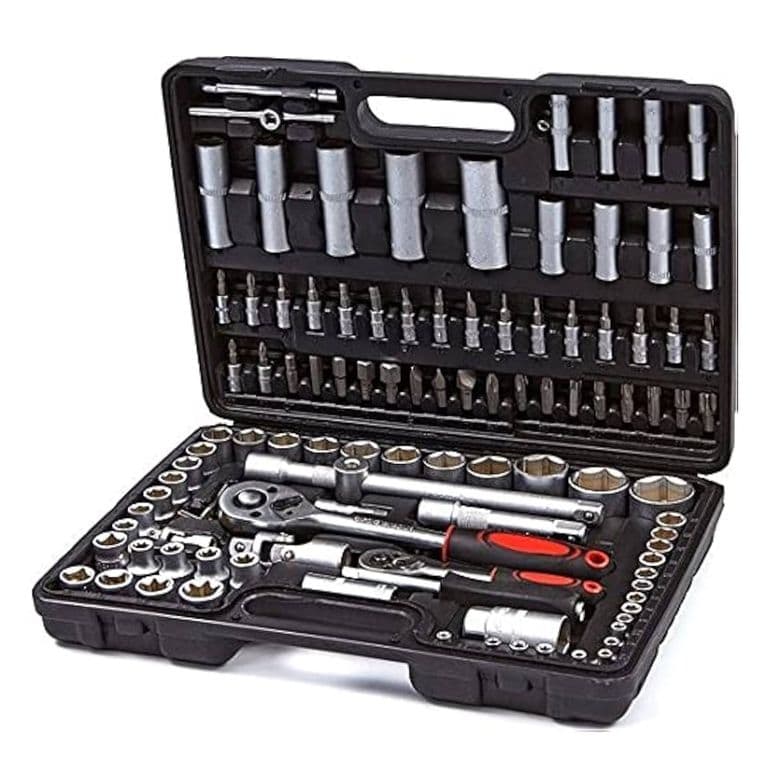 Maletin de Herramientas 108 Piezas Set Completo de Dados
