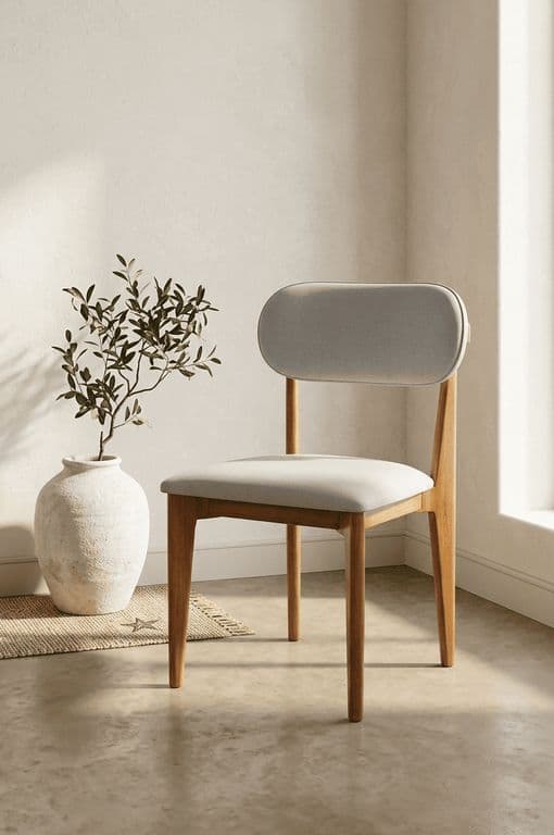 Silla Monaco Miel - Tapiz Crudo