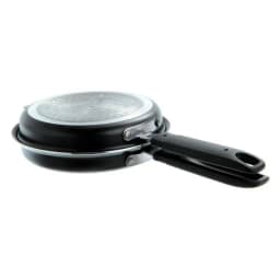 Sarten Doble Antiadherente 14cm Negro Indubasic