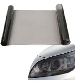 Vinilo Optico Para Focos Auto 30 Cm X 2 Metros Negro Claro