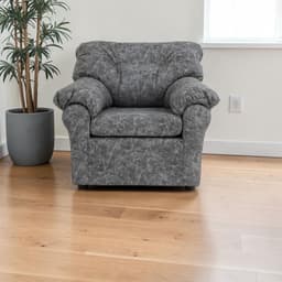 Sofa Mateo 1 Cuerpo - Cuero Auris / Grafito