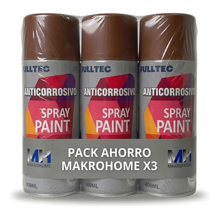 Pack X3 Spray Anticorrosivo Y Antioxidante 400ml MARRON 142