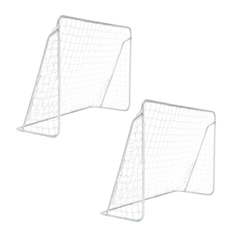 Set de 2 Arcos De Futbol Grandes Metalico 302x207x120 Cm