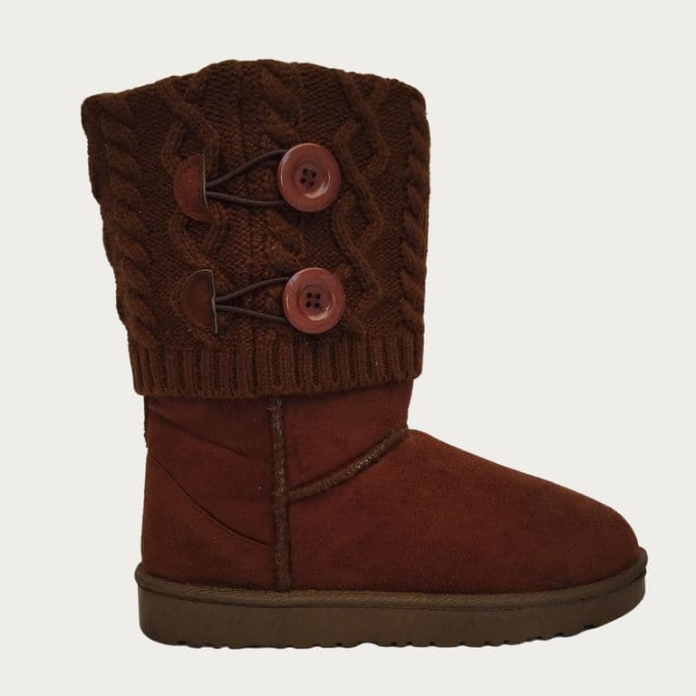 Botas Mujer Cafe Oscuro 35