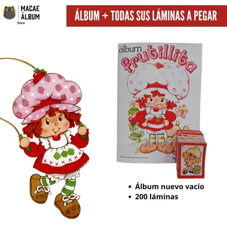 Album Frutillita (rmst 84 ) + Todas Sus Laminas A Pegar