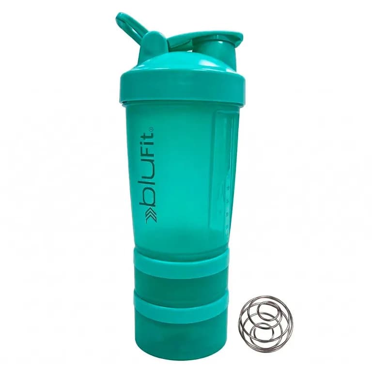 Botella Mixer Turquesa 450 ml
