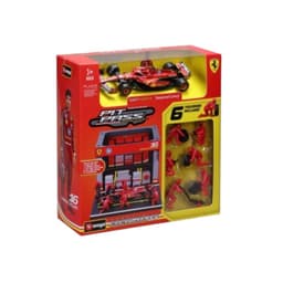 Set Pit-Stop Ferrari SF-24 16 Charles Leclerc Caja Normal Burago 143