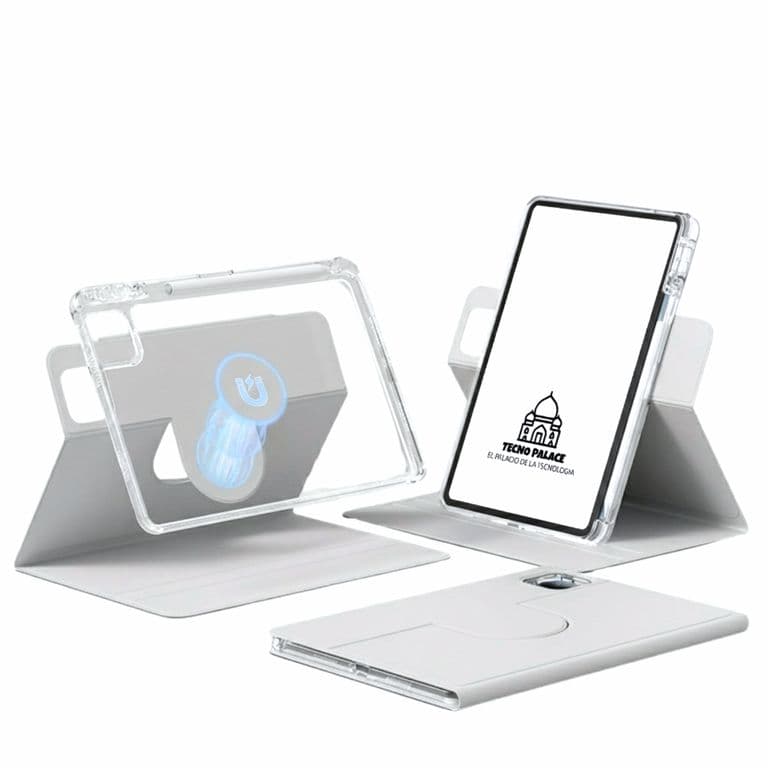 Funda Libro Rotativa 360 Para iPad Pro 13 M4-M5 - Gris