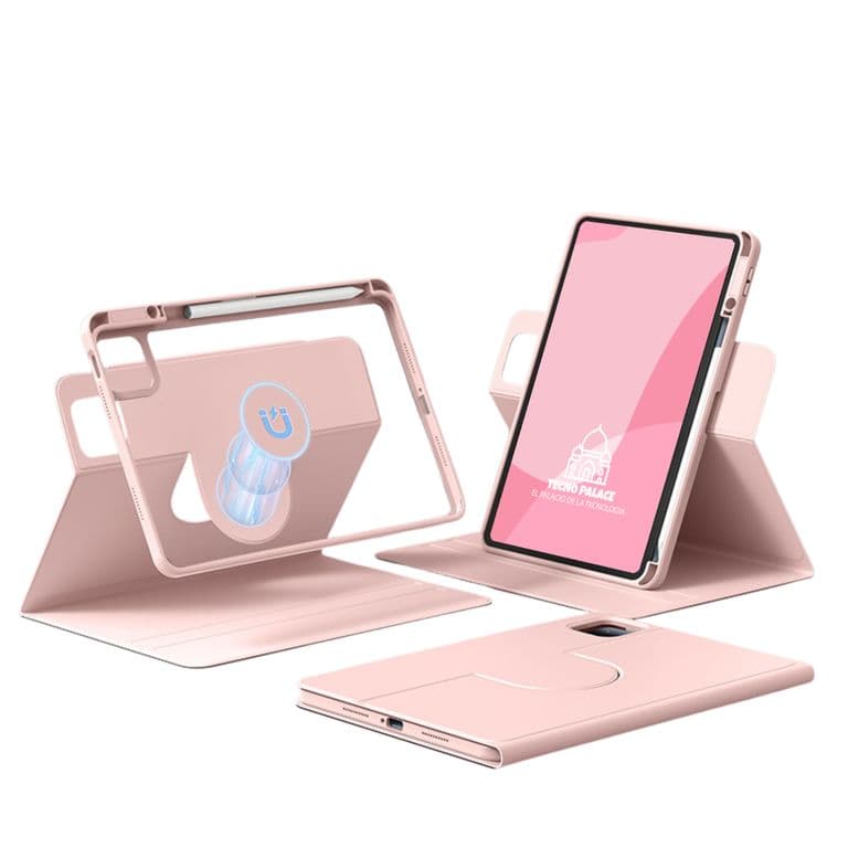Funda Libro Rotativa 360 Para Xiaomi Pad 6 / 6Pro - Rosado