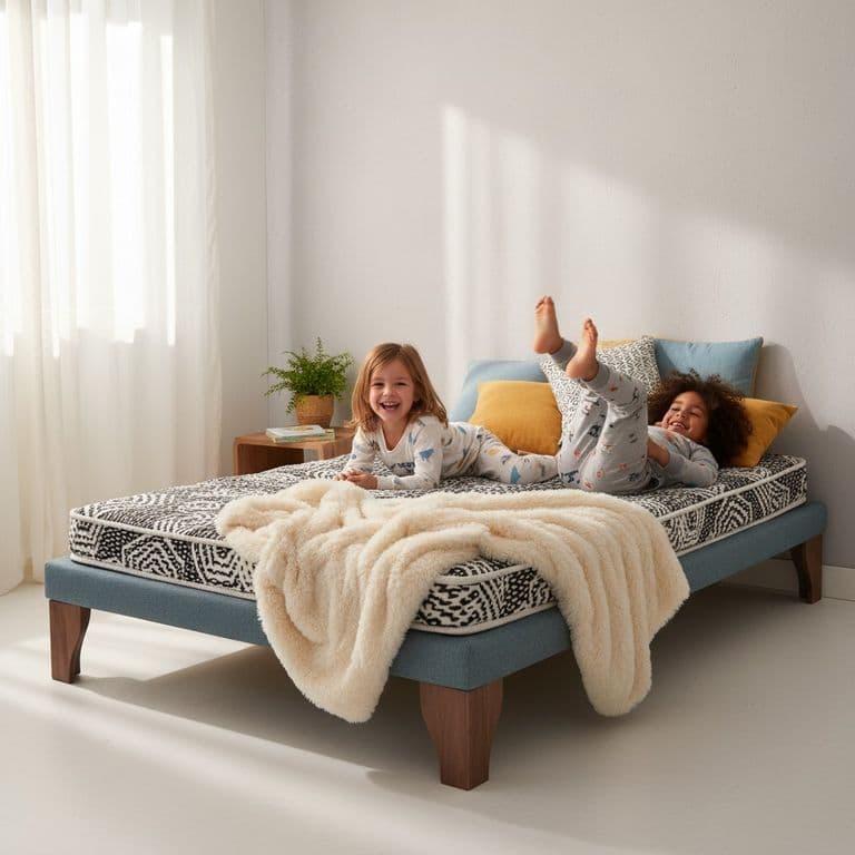 Cama 1.5 Plaza Box 8 cm L180 cm + Colchon Modelo Ideal - Pata 24 Cm