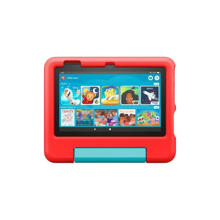 Tablet Para Ninos Fire 7 Kids 7 16GB Con Funda Protectora Rojo