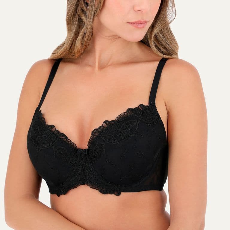 Sosten Bordado Perfect Mujer Negro 34B