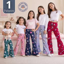 Pantalon Palazzo Buzo Polar Con Chiporro Nina Termico Surtido Hello Kitty Kuromi My Melody Sanrio Multicolor 2