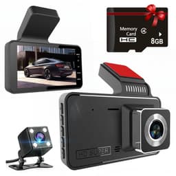 Camara Auto Dual Lens Dvr Full Hd 1080p Dash Cam Doble Lente