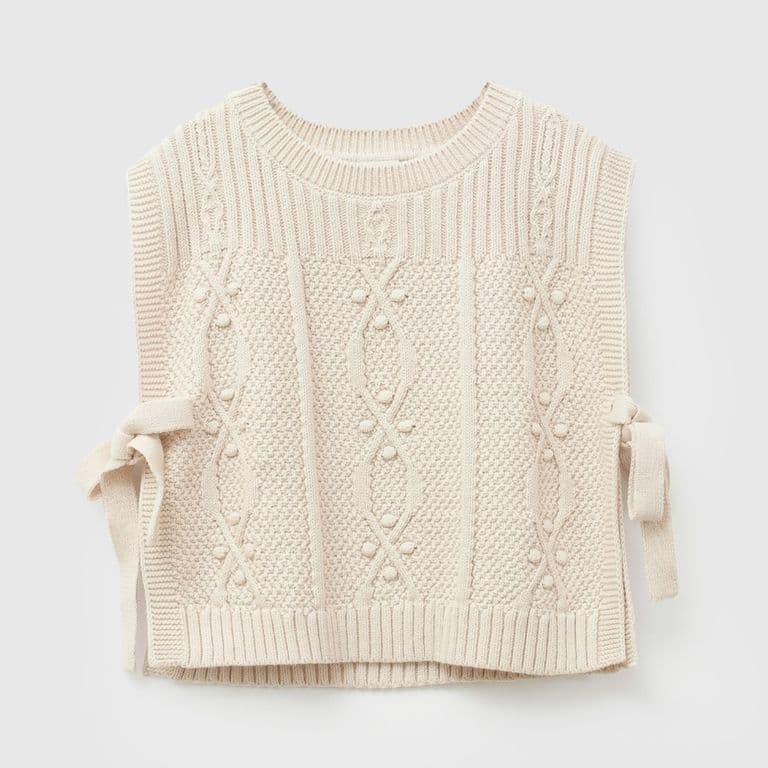 Sweater Nina Tejido Crema Crema 3-4 ANOS
