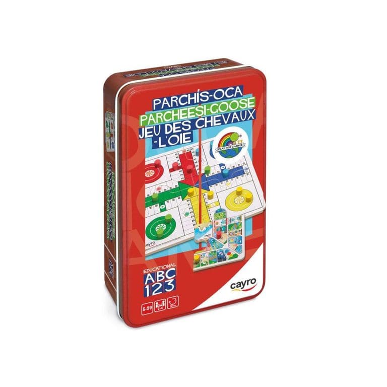 Juego Ludo-Oca Metal Box Viajes