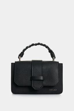 Velez Cartera Bandolera Garniel Cuero Mujer Negro Negro TALLA UNICA