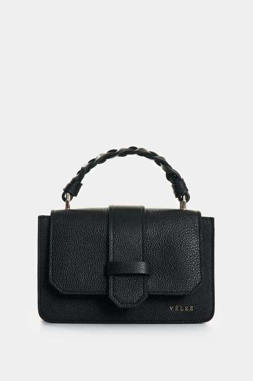 Velez Cartera Bandolera Garniel Cuero Mujer Negro Negro TALLA UNICA