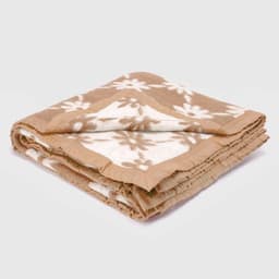 FRAZADA JAQUARD PUNTO BEIGE 1.5P Beige
