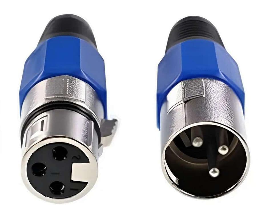 2 Conectores Xlr Canon Repuesto Cable Microfono Guitarra Aux