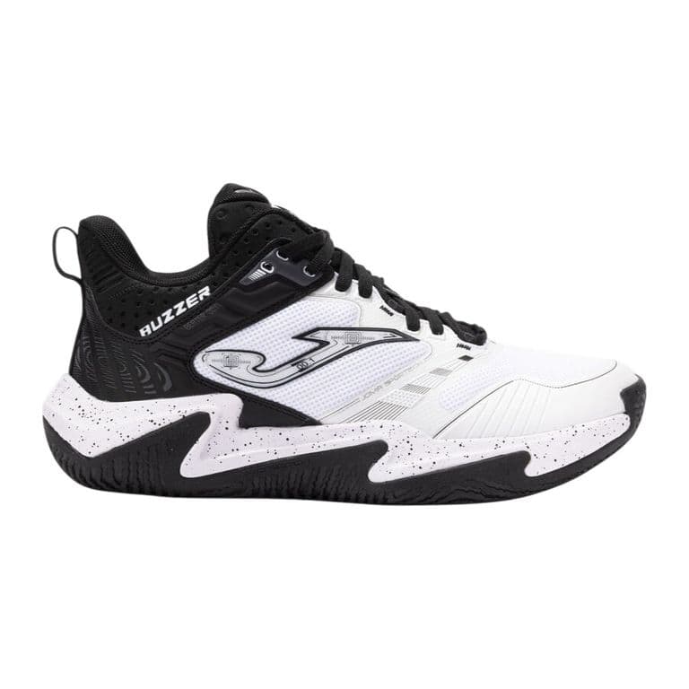 Zapatilla Basquetbol Hombre Buzzer Blanco Blanco 41
