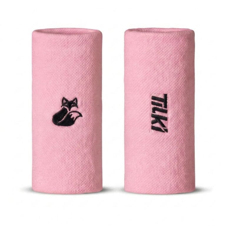 Munequera Larga XL Terry Rosa X2 Tenis Padel