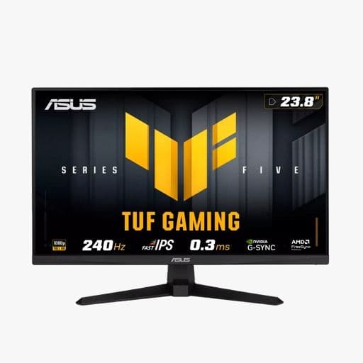 Monitor Gamer TUF Gaming VG249QM5A 23.8 FHD, 240Hz, 0.3ms, HDR10, AMD FreeSync Premium, G-SYNC