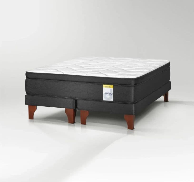 Cama Europea 2 Plazas Hibrido Premium 150X190