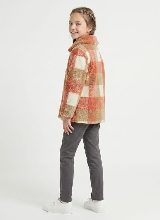 Poleron Chiporro Nina Jacket Polar Oversize Aesthetic Coral 6