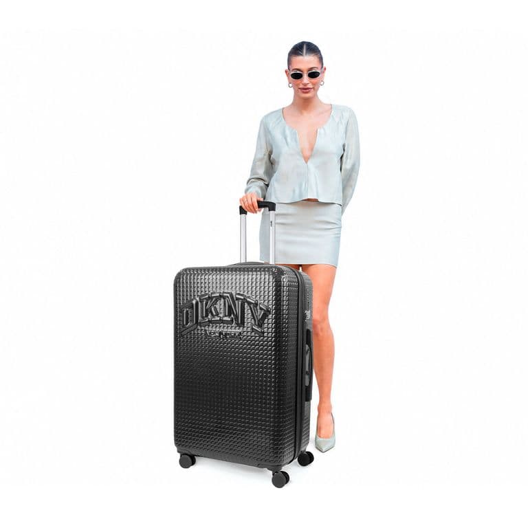 Maleta Grande Donna Karan Hot Town 23k negra Negro L
