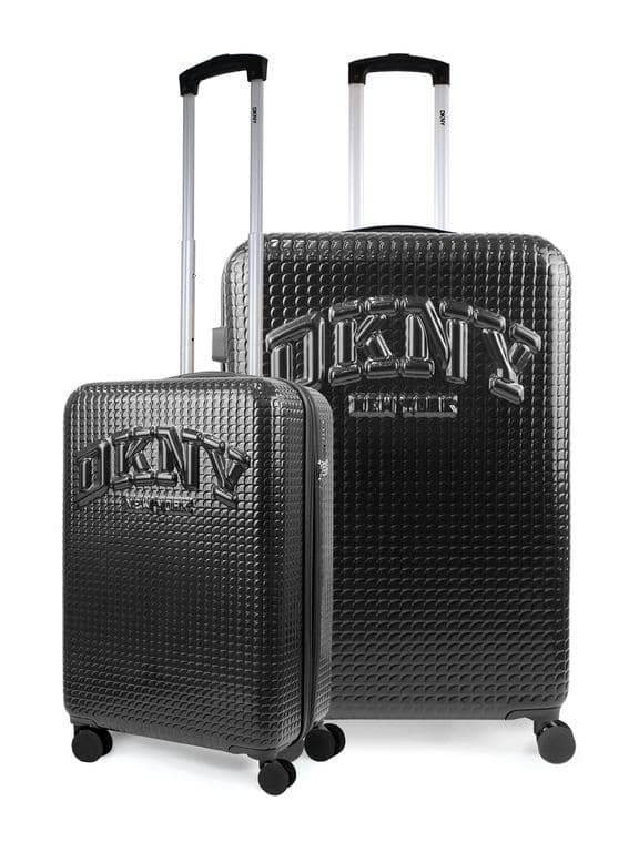 Pack 2 Maletas Donna Karan Hot Town S 10k + L 23k negra Negro L