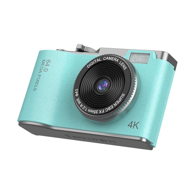 Camara Fotografica Retro Digital 4K 64MP 16X de Moda Verde