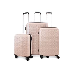 Set 3 Maletas Donna Karan Meghan Cabina Mediana Grande rosada Rosa L