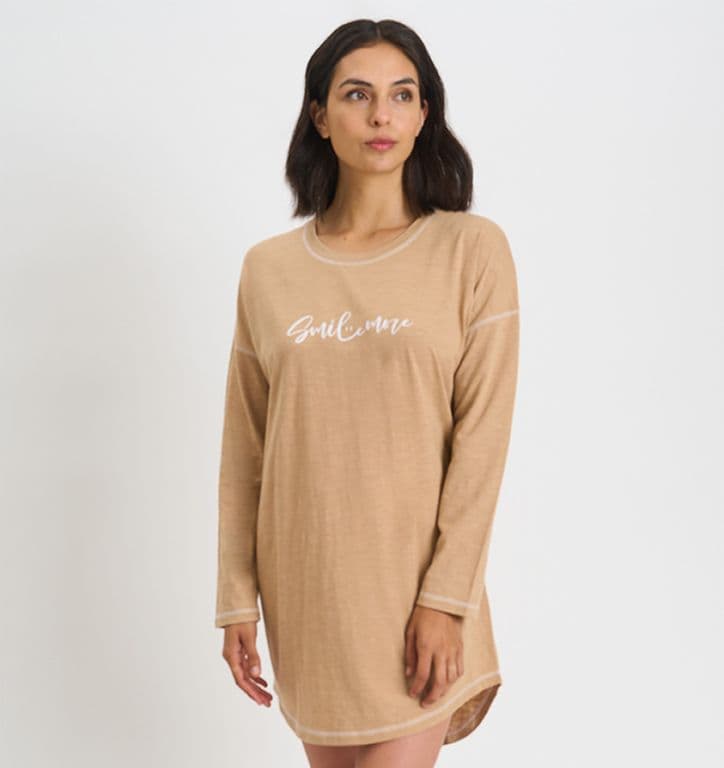 CAMISOLA MUJER LUPE BEIGE MELANGE Beige S
