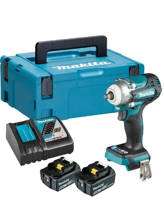 Llave de Impacto Inal. DTW302RTJ Toma 3/8, Inc. Carg y 2 Bat 5AH