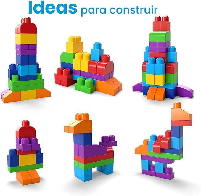 Primeros bloques Mega Bloks Bolsa 60 piezas