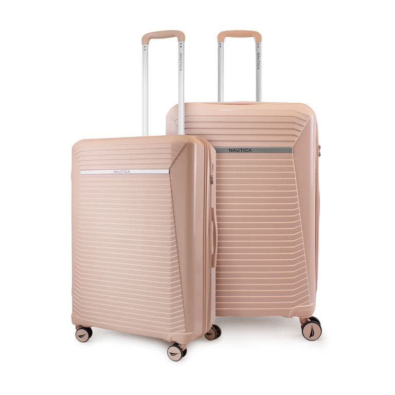 Pack 2 maletas Niza mediana 20kg y grande 23kg rosado Rosa M/L