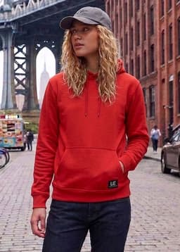POLERON CANGURO - HODDIE WOMAN COLLECTION Rojo XL